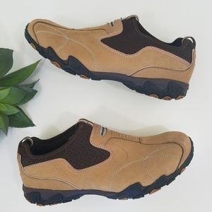 MEN'S Skechers Slip On Leather Fashion Sneakers 9